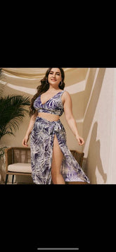 Bikini set with sarong