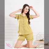 Solid Sleeve Night Suit