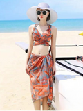 Nitequeen 3 pc Swimwear set