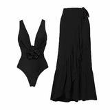 Nitequeen Midnight Black Monokini